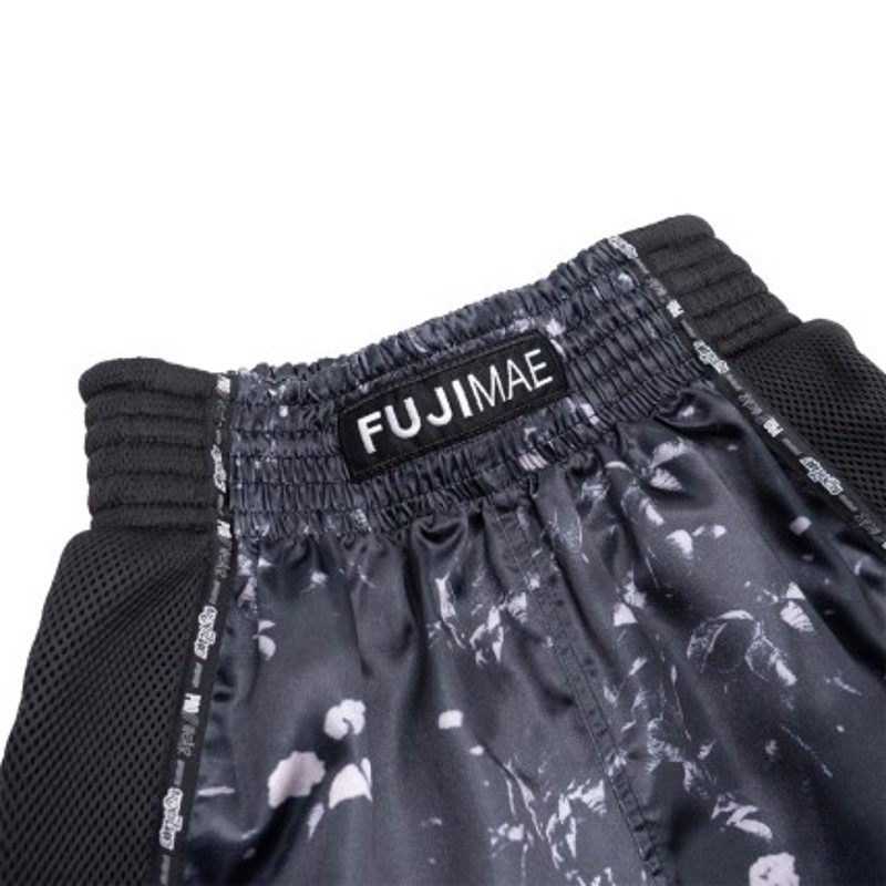FUJIMAE PROWEAR THAI SHORTS print- BLACK